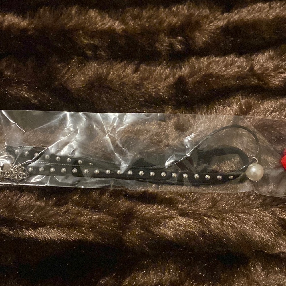 𝅺studs & Pearl Layered Choker